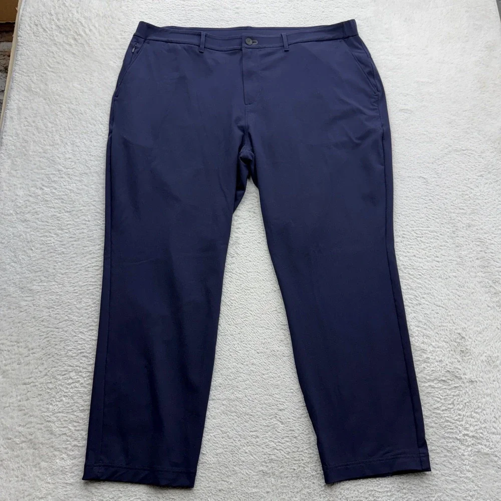 Public Rec All Day Every Day Pants Mens 42x30 Navy Blue Technical Chino Trousers